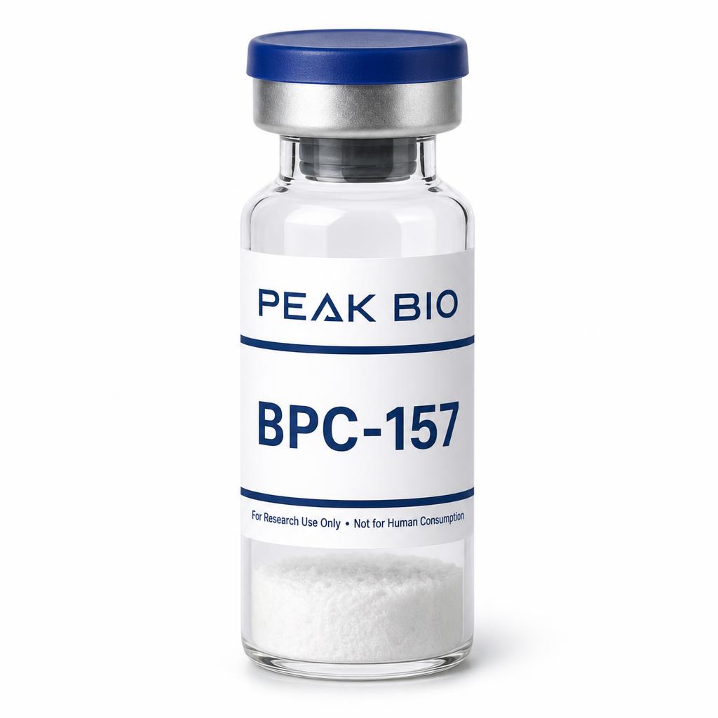 BPC-157 (Body Protective Compound 157) research peptide vial